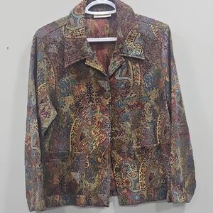 Seasons Multicolor Patterned Blazer